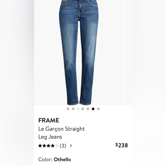 Frame Le Garçon Straight Leg Jean size 29 - Picture 4 of 5